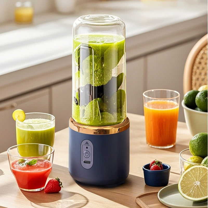 Portable Blender Bottle Electric 6 Blades Multifunction Juice Blender Fresh Juic