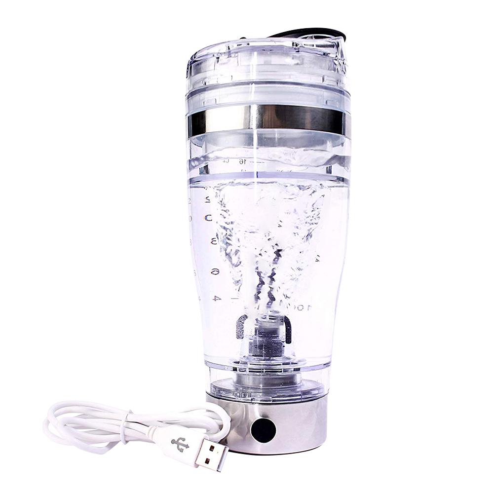 450ML Electric Protein Shaker USB Shaker Bottles Milk Coffee Blender Water Bottl