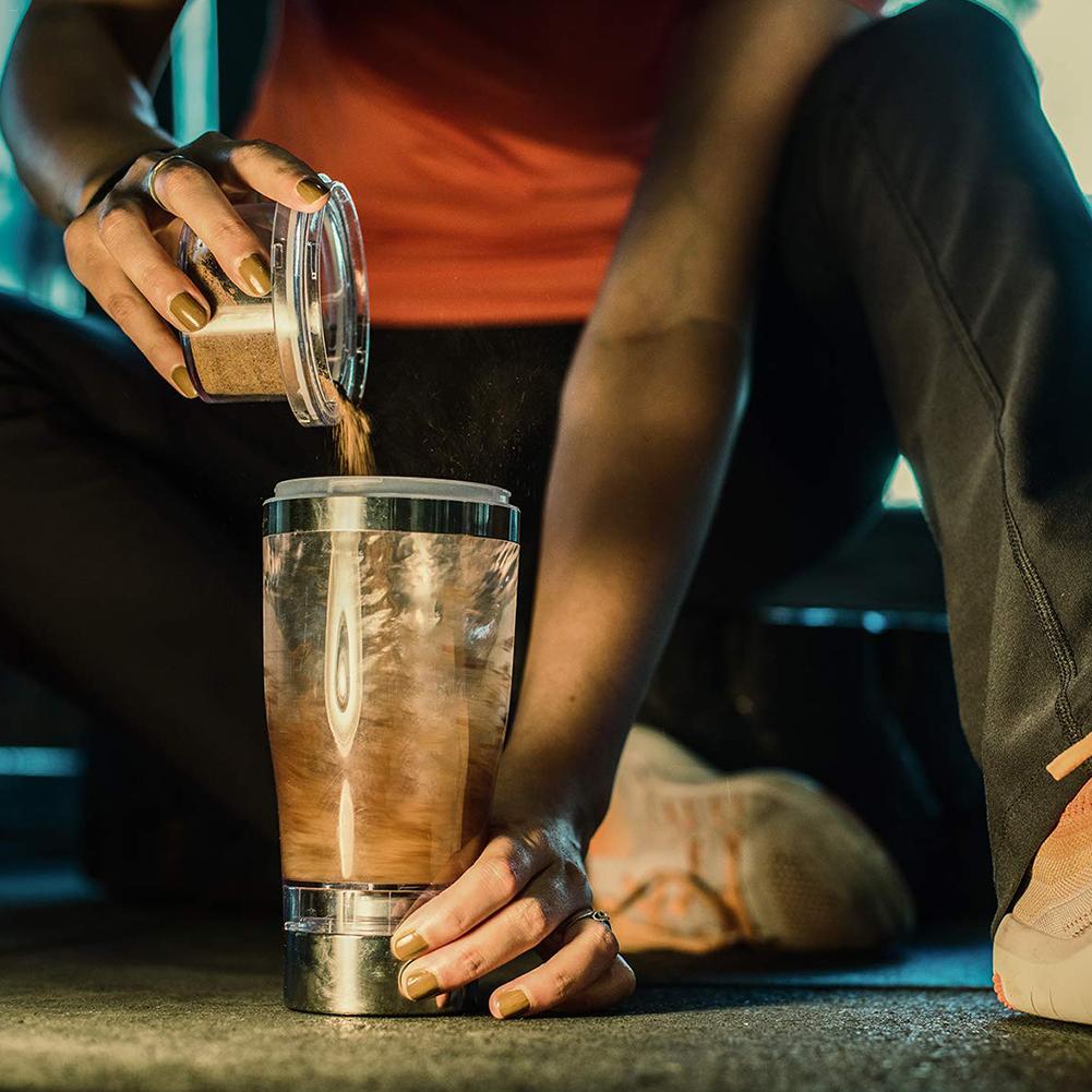 450ML Electric Protein Shaker USB Shaker Bottles Milk Coffee Blender Water Bottl