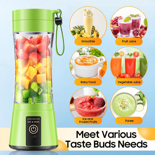 Cordless Portable Personal Size Blender-USB Rechargeable Blender for Smoothies a